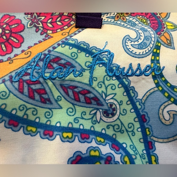 Men’s XL Paisley Alan Flusser button-down, long sleeve shirt - Picture 9 of 9